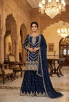 KB 3314 Heavy Chinon Top With Sharara Dupatta Wholesalers In Delhi